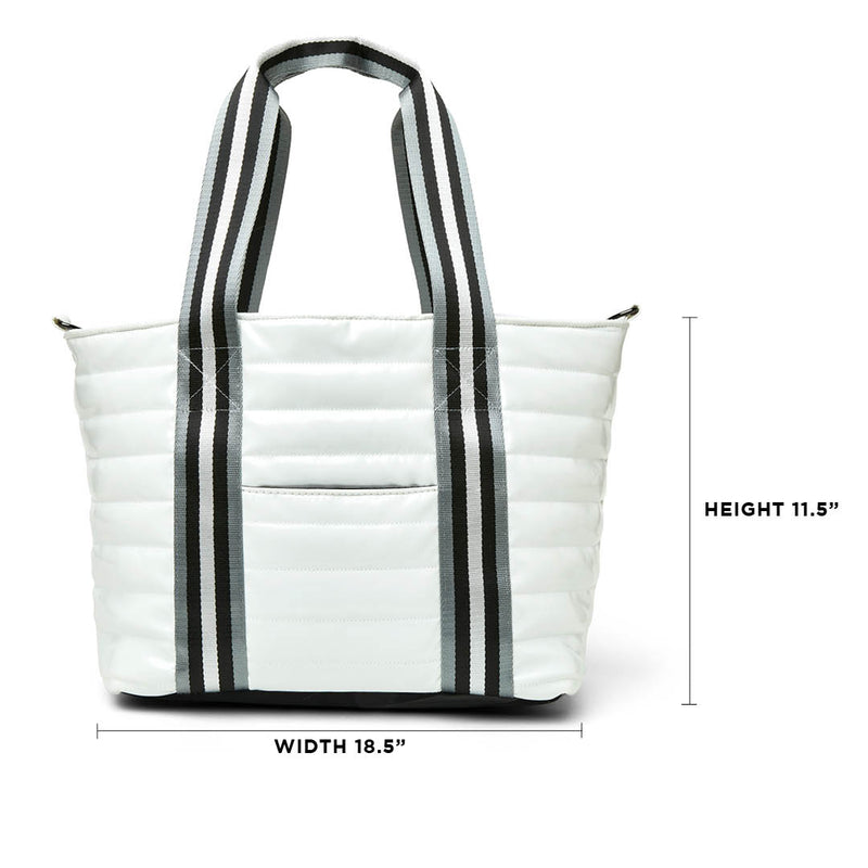 THINK ROYLN  Jr. Wingman Bag White Patent – Classy Bag Lady